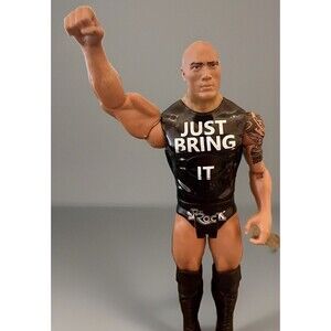 Mattel WWE The Rock Tough Talking Action Figure 2016 WWE Wrestling Figure